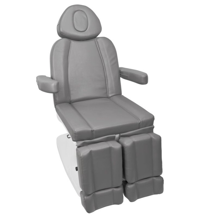 Fotel kosmetyczny do pedicure elektryczny Azzurro 708AS 3 silniki szary