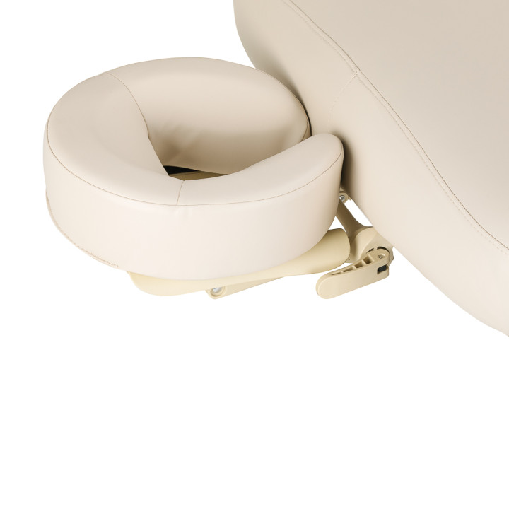 Leżanka SPA Sillon Comfort kremowa z czarną podstawą