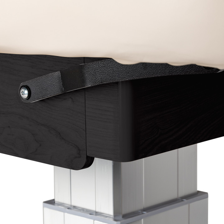 Leżanka SPA Sillon Comfort kremowa z czarną podstawą
