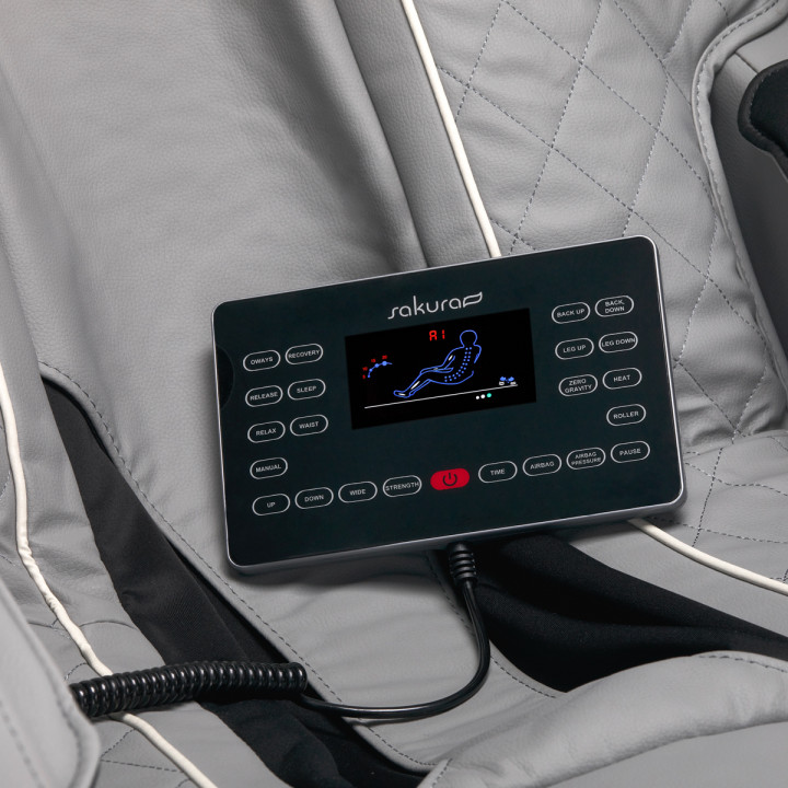 Fotel masujący Sakura Comfort Plus 806 szary