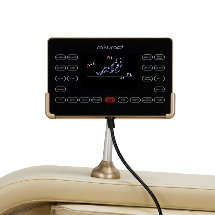 Fotel masujący Sakura Comfort Plus 806 beżowy