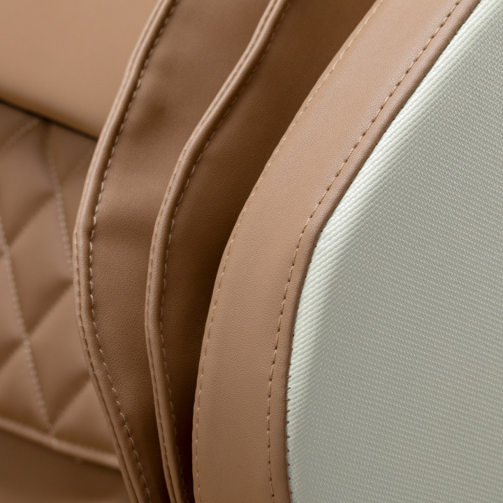 Fotel masujący Sakura Luxury 808 biało beżowy