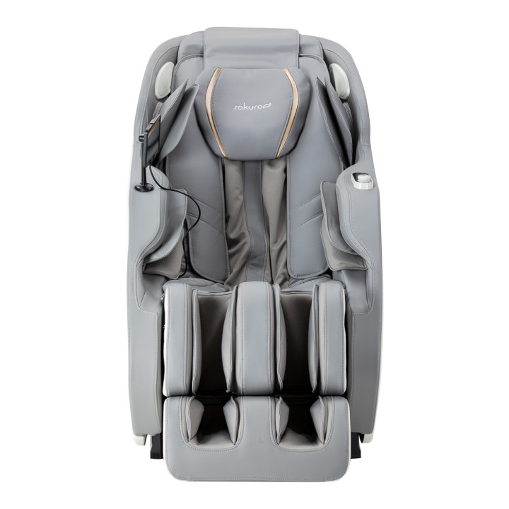Fotel masujący Sakura Maximus 809 3D biało szary