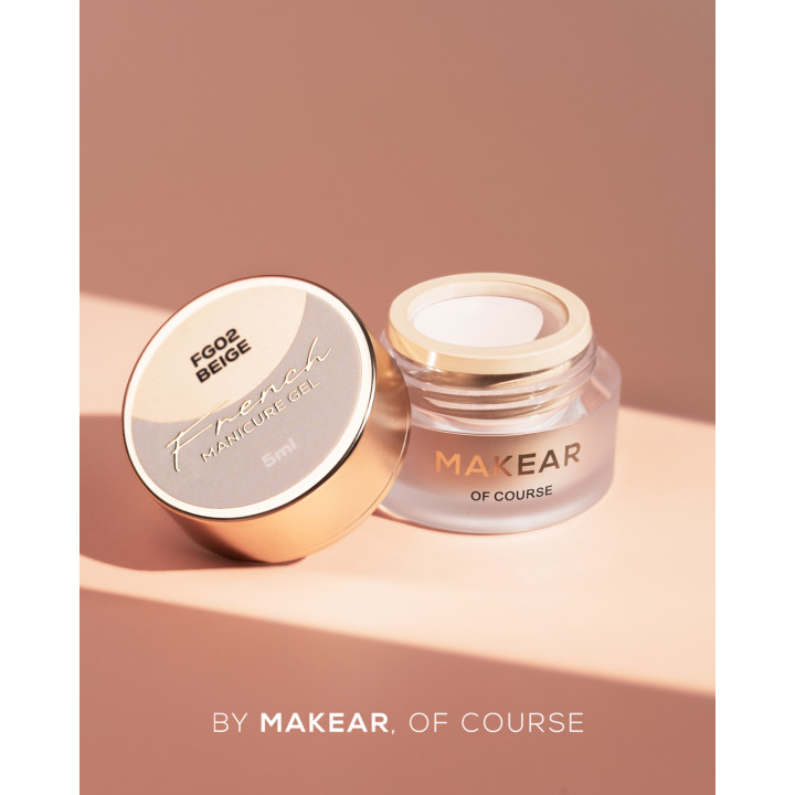 MAKEAR FG02 French Manicure Gel - Beige 5ml