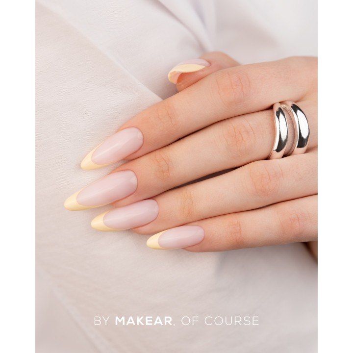 MAKEAR FG06 French Manicure Gel - Pastel Yellow 5ml