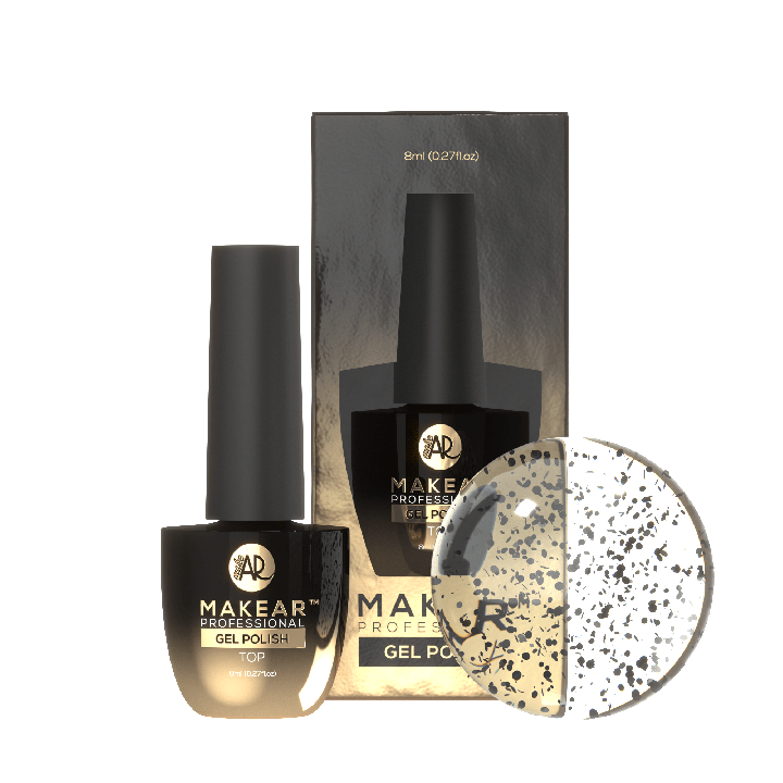 MAKEAR 8ML Top Dots Black (no wipe)