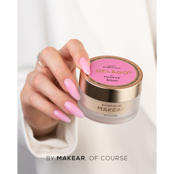 MAKEAR 15 ML ŻEL BUDUJĄCY BUBBLE GUM GU05