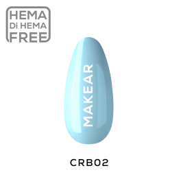 MAKEAR 8ML RUBBER CRB AZZURE