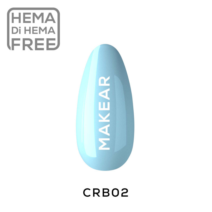 MAKEAR 8ML RUBBER CRB AZZURE