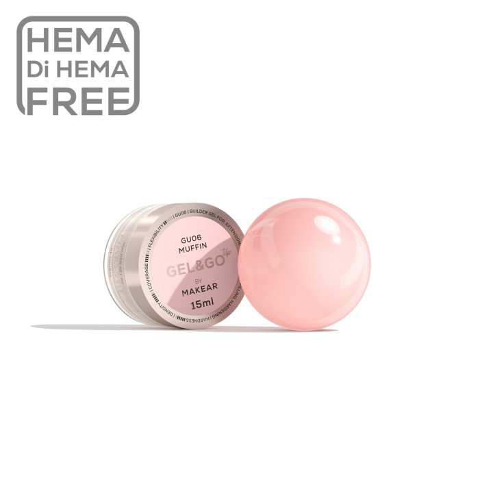 MAKEAR 15 ML ŻEL BUDUJĄCY MUFFIN GU06