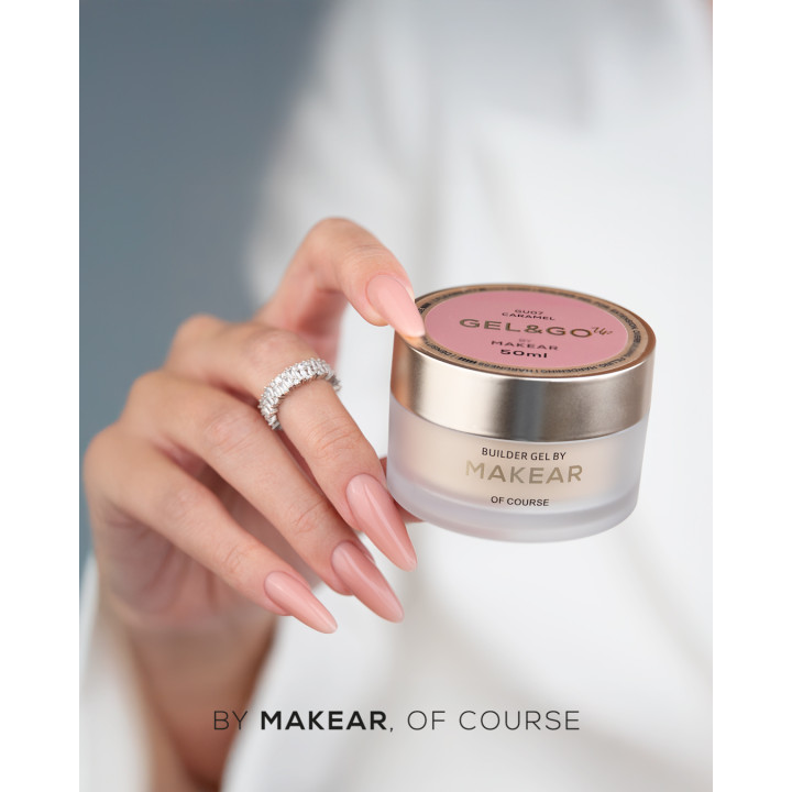 MAKEAR 15 ML ŻEL BUDUJĄCY GEL&GO CARAMEL GU07