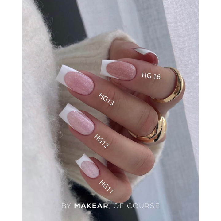 Makear Challengel Shimmer Milky Pink HG12 - żel budujący 15ml