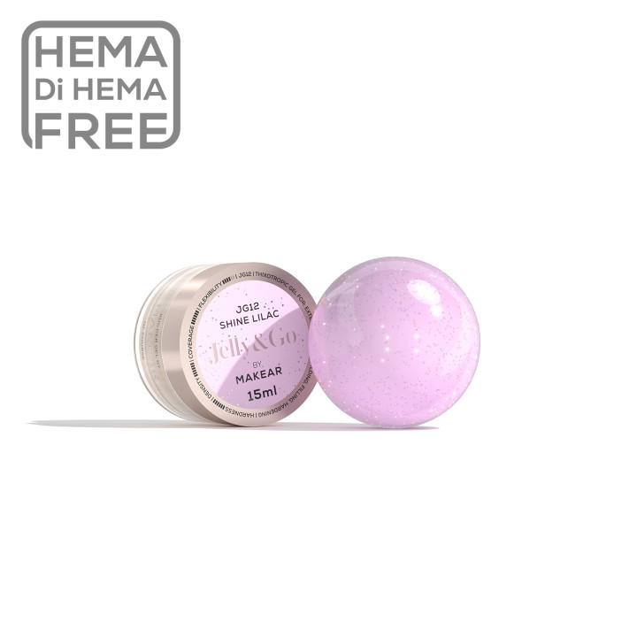 MAKEAR 15ml ŻEL GALARETKA JG12 SHINE LILAC
