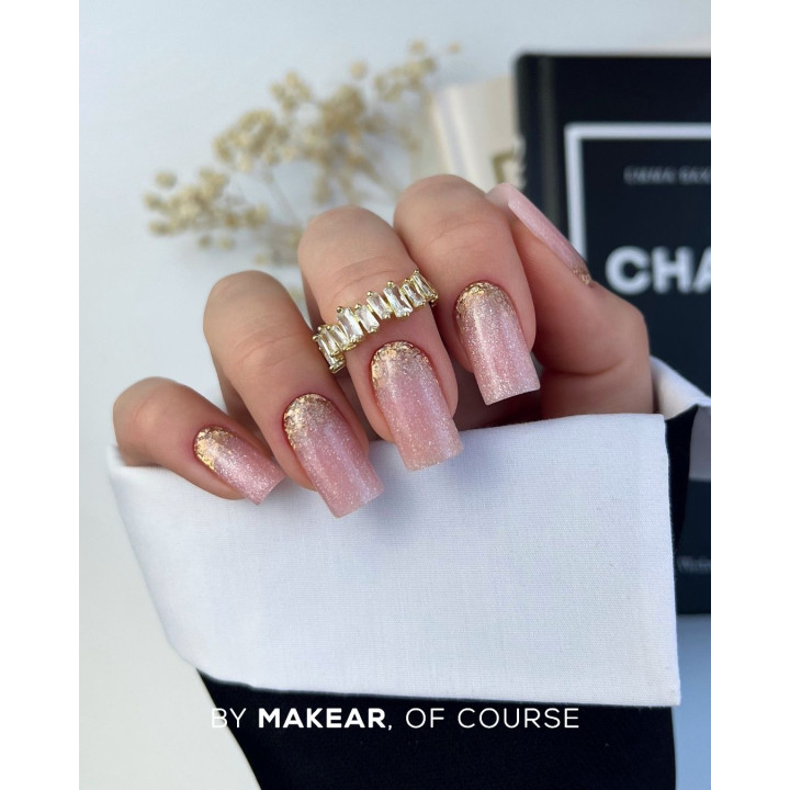 Makear Challengel Shimmer Pink HG13 - żel budujący 15ml