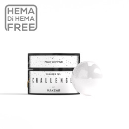 Makaear Challengel Shimmer Milky HG11 - żel budujący 50ml