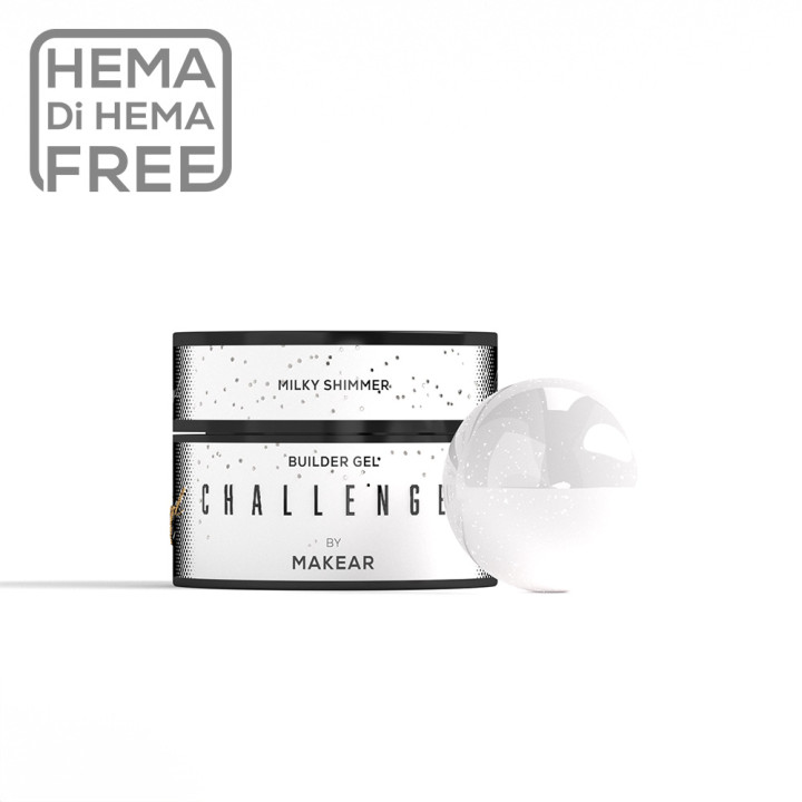 Makaear Challengel Shimmer Milky HG11 - żel budujący 50ml
