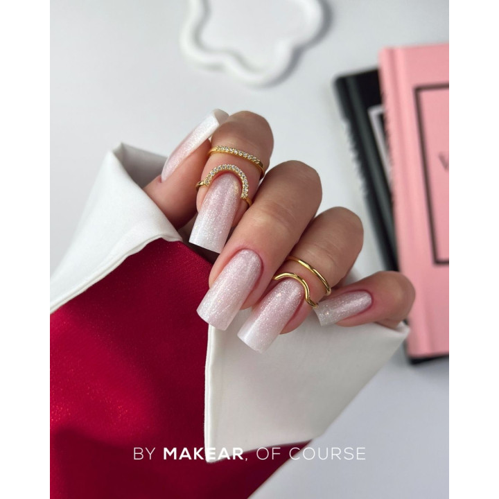 Makaear Challengel Shimmer Milky HG11 - żel budujący 50ml