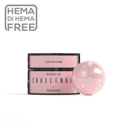 Makear Challengel Shimmer Rose HG14 - żel budujący 50ml
