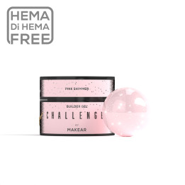 Makear Challengel Shimmer Pink HG13 - żel budujący 50ml
