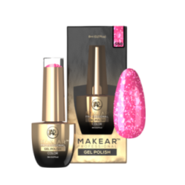 Makear Lakier hybrydowy S58 Pink Star 8 ml