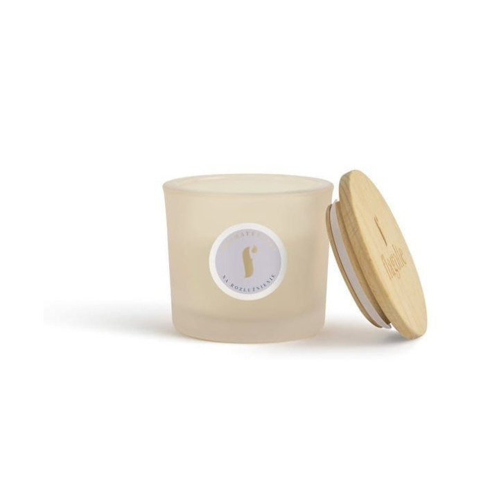 Duża Naturalna świeca sojowa do aromaterapii ROZLUŹNIENIE 170g