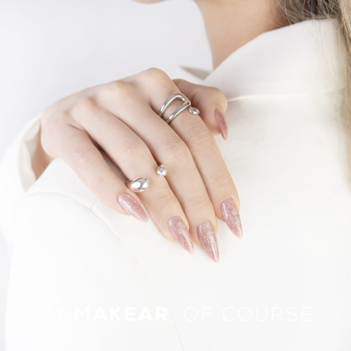 Makear Challengel Shimmer Nude HG16 - żel budujący 15ml