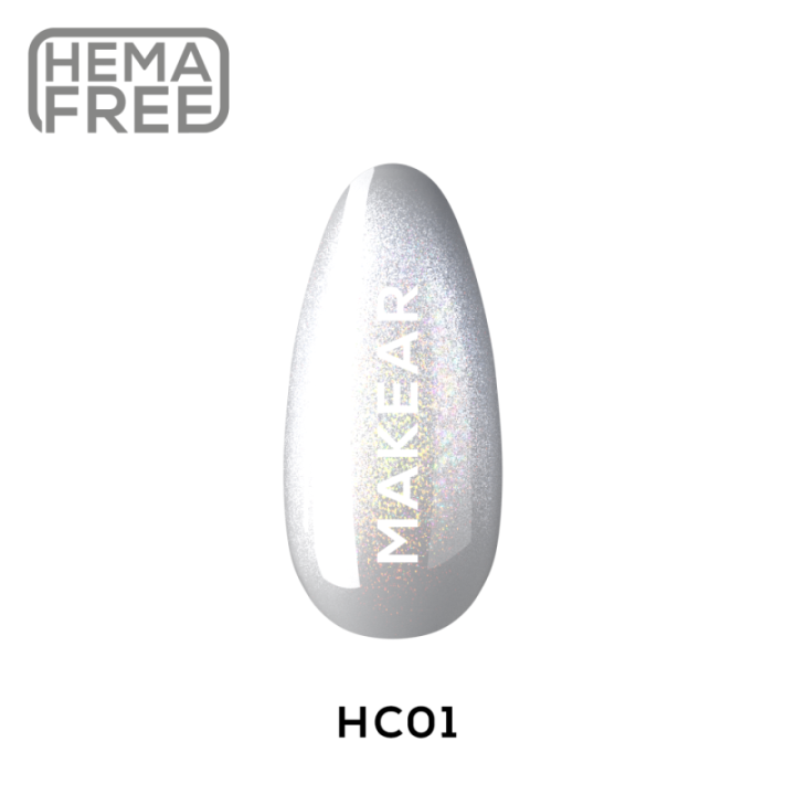Makear Lakier Hybrydowy HC01 Holo Cat Eye 8ml