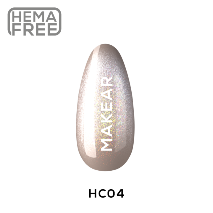 Makear Lakier Hybrydowy HC04 Holo Cat Eye 8ml