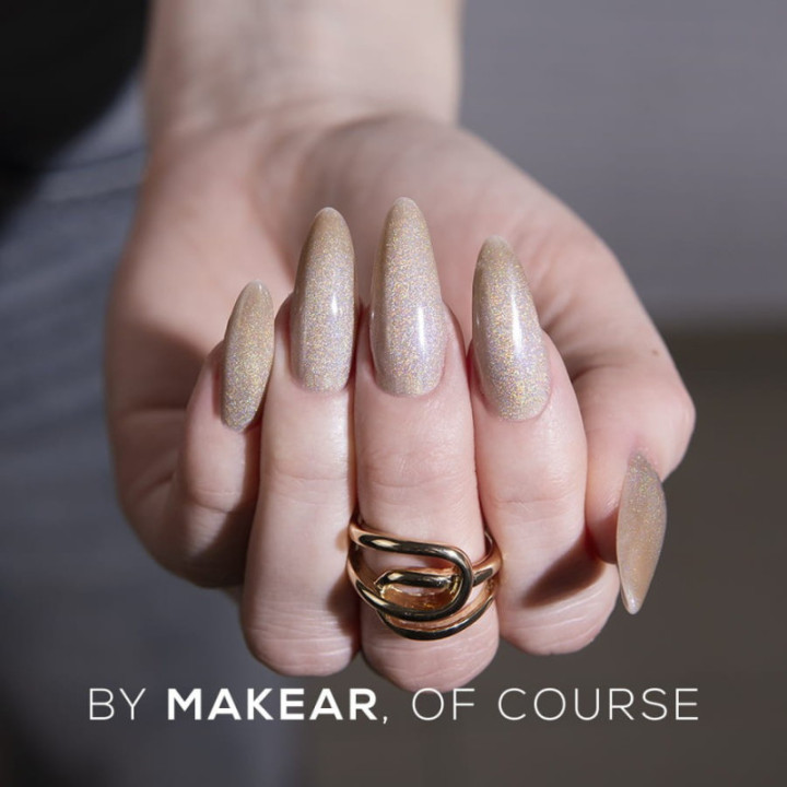 Makear Lakier Hybrydowy HC04 Holo Cat Eye 8ml