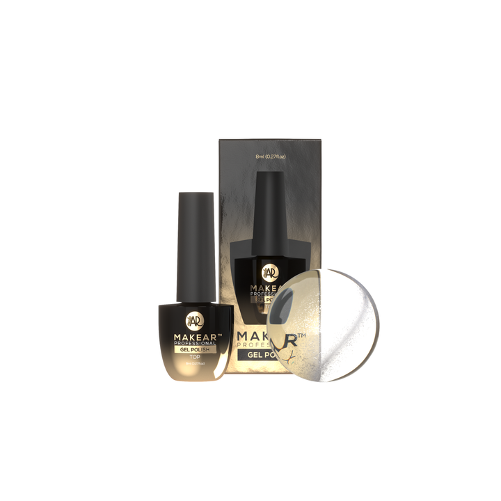 Makear Top No Wipe Cat Eye Silver 8ml