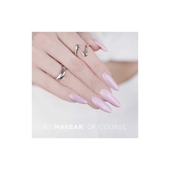 Makear Top No Wipe Cat Eye Silver 8ml