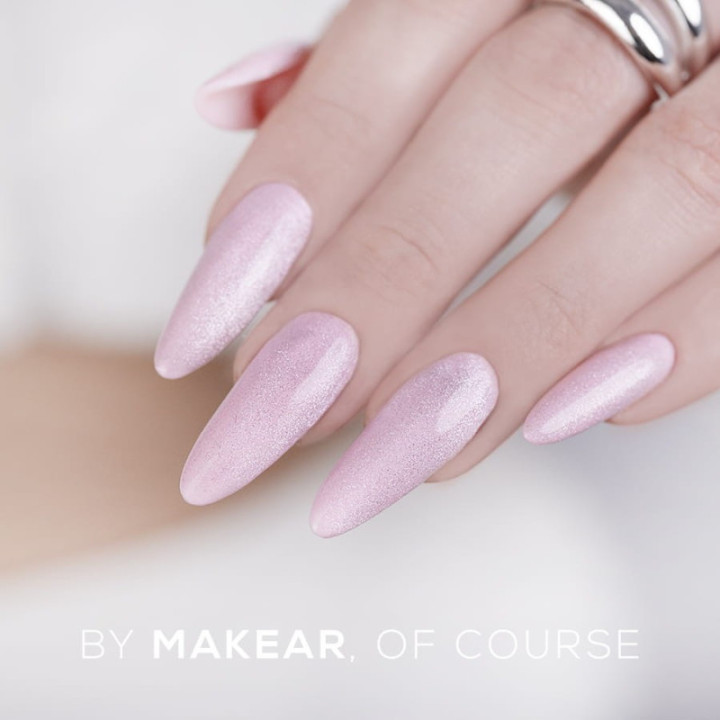 Makear Top No Wipe Cat Eye Pink 8ml