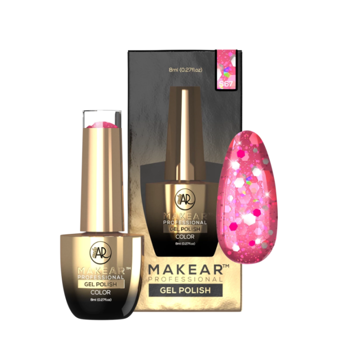 Makear S67 Lakier hybrydowy 8ml Princess