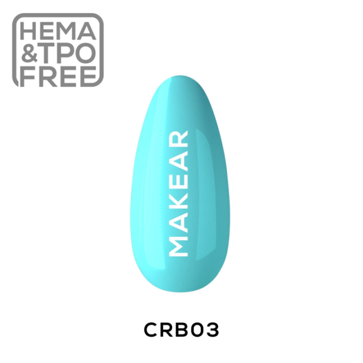 Makear Baza Rubber CRB03 Turquoise 8ml
