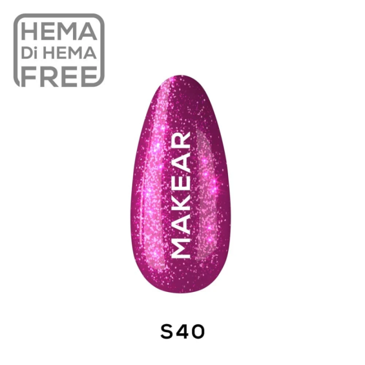 Makear S40 Lakier hybrydowy 8 ml