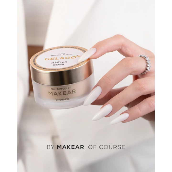 Makear żel budujący 50 ml - Gel&Go Up Marshmallow GU02