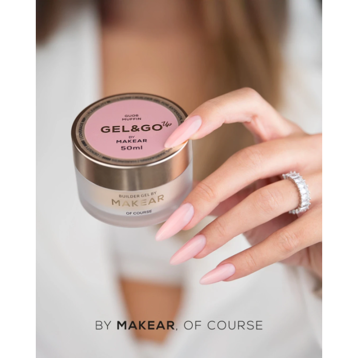 Makear żel budujący 50 ml - Gel&Go Up Muffin GU06