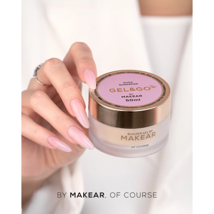 Makear żel budujący 50 ml - Gel&Go Up Sugarpop GU04