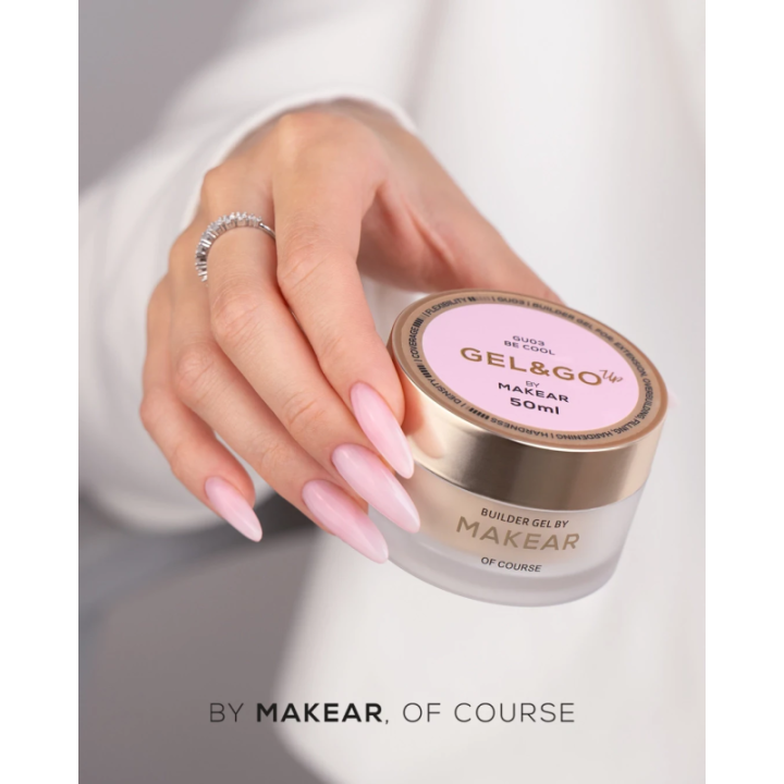 Makear żel budujący 50 ml - Gel&Go Up Be Cool GU03