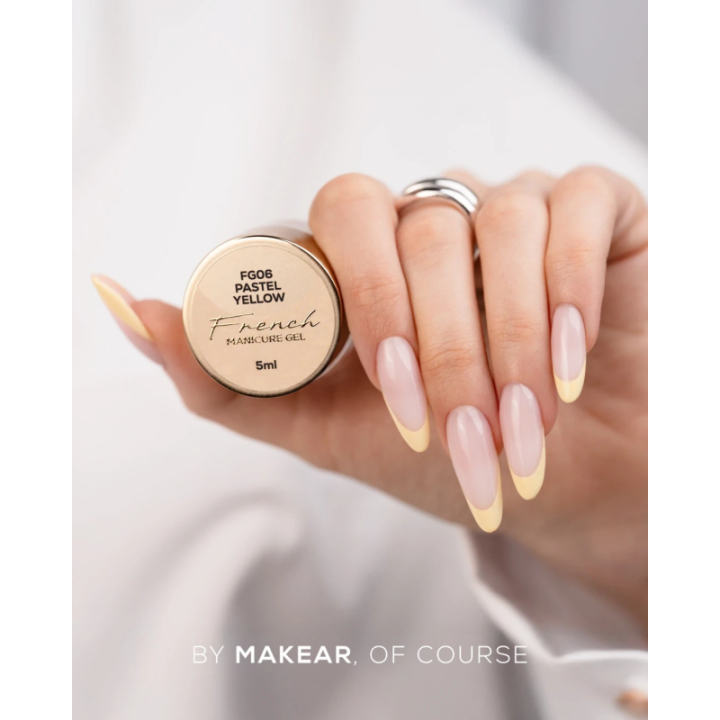 Makear French Manicure Gel Pastel Yellow FG06 5 ml