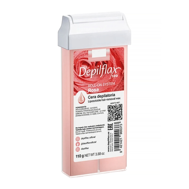 Wosk do depilacji Depilflax 100 Rosa rolka 110 g