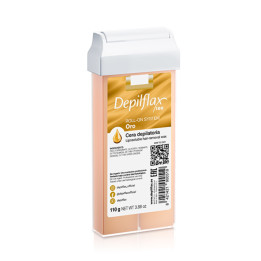 Wosk do depilacji Depilflax 100 Oro złoty rolka 110 g