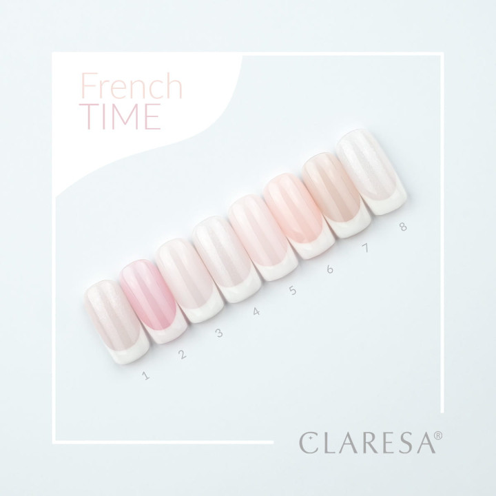 CLARESA Lakier hybrydowy French Time 7 -5g