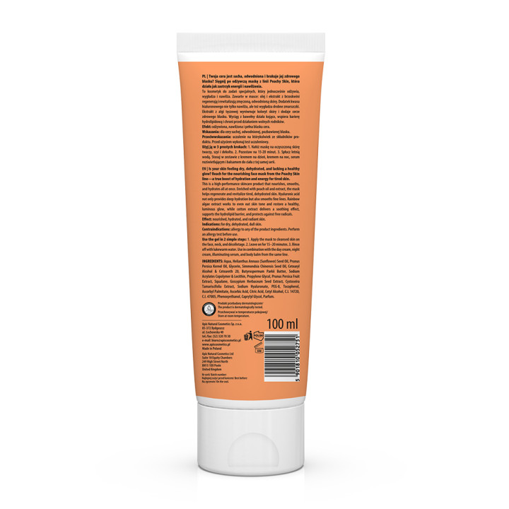 Apis PEACHY SKIN Odżywcza maska do twarzy 100 ml