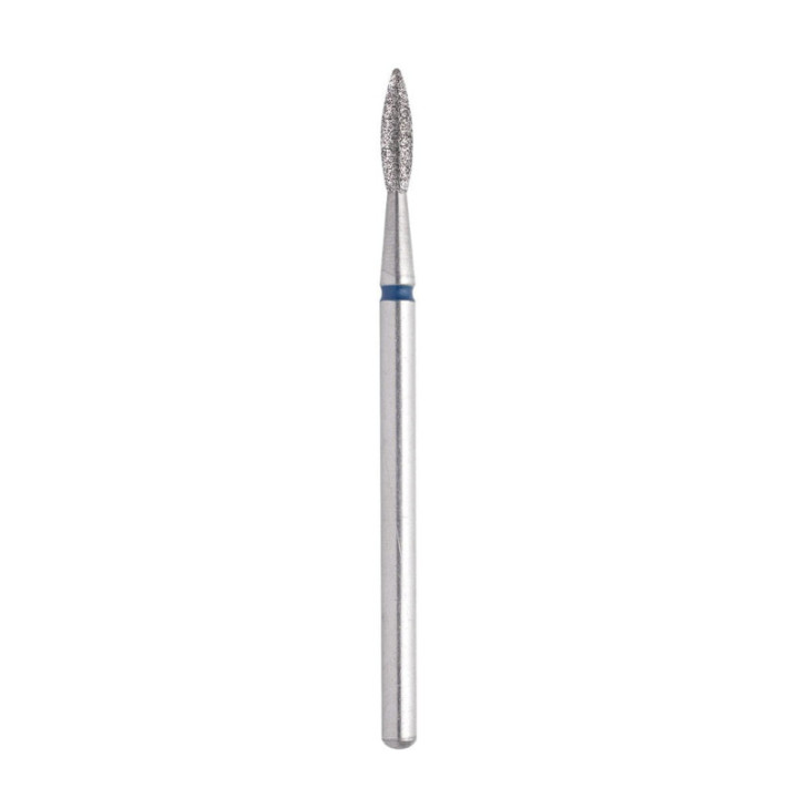Staleks Frez diamentowy FA11B021/8K płomyk ostry 2,1mm/8 niebieski