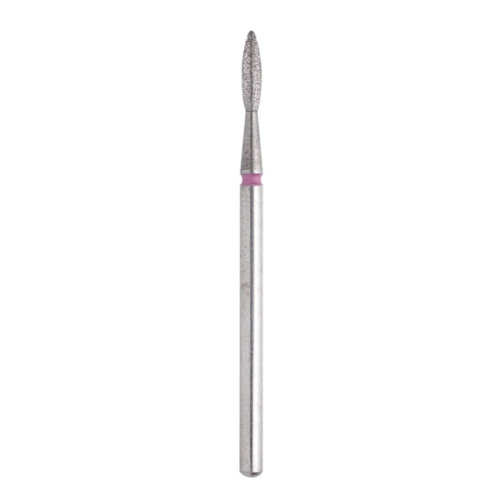 Staleks Frez diamentowy FA10R021/8K płomyk 2,1mm/8 Czerwony