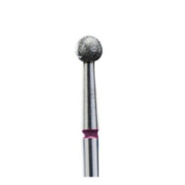 Staleks Frez diamentowy FA01R035K kulka 3,5mm czerwona