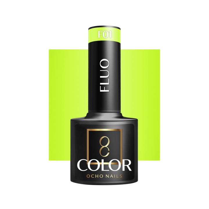 OCHO NAILS Lakier hybrydowy fluo F01 -5 g