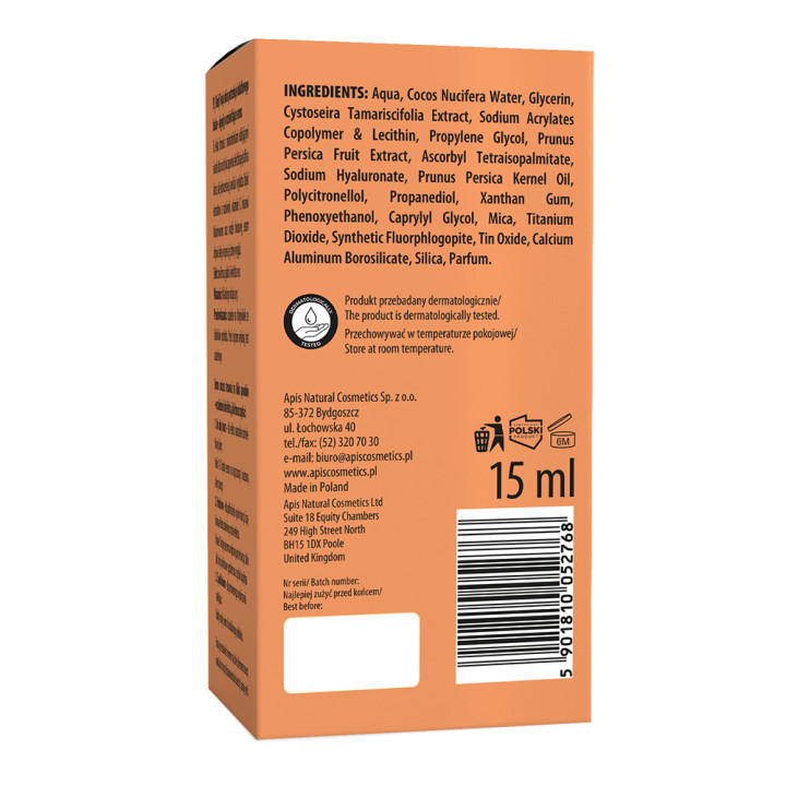 Apis PEACHY SKIN Iluminating Serum rozświetlające 15 ml