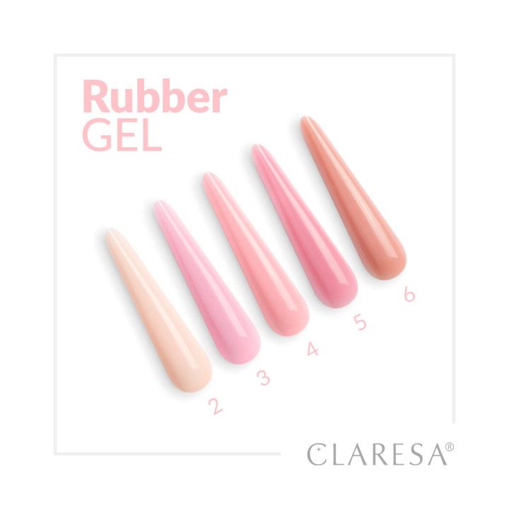 Claresa Żel budujący Rubber żel 2 -12g